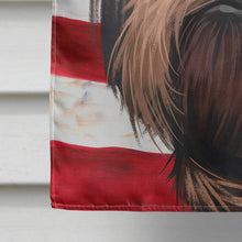 Load image into Gallery viewer, Griffon Bruxellois Dog American Flag Flag Canvas House Size CK6552CHF