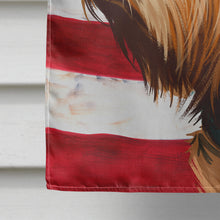 Load image into Gallery viewer, Griffon Fauve de Bretagne American Flag Flag Canvas House Size CK6553CHF