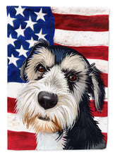 Load image into Gallery viewer, Griffon Nivernais Dog American Flag Flag Canvas House Size CK6554CHF