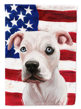Load image into Gallery viewer, Guatemalan Dogo Dog American Flag Garden Flag - Outdoor Decorative Yard Flag CK6555GF
