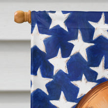 Load image into Gallery viewer, Hamiltonstovare Dog American Flag Flag Canvas House Size CK6556CHF