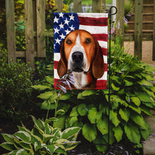 Load image into Gallery viewer, Hamiltonstovare Dog American Flag Garden Flag - Outdoor Decorative Yard Flag CK6556GF