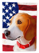 Load image into Gallery viewer, Harrier Dog American Flag Flag Canvas House Size CK6558CHF