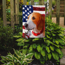 Load image into Gallery viewer, Harrier Dog American Flag Garden Flag - Outdoor Decorative Yard Flag CK6558GF