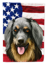 Load image into Gallery viewer, Hovawart Dog American Flag Garden Flag - Outdoor Decorative Yard Flag CK6561GF