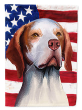 Load image into Gallery viewer, Hunting Dog American Flag Flag Canvas House Size CK6563CHF