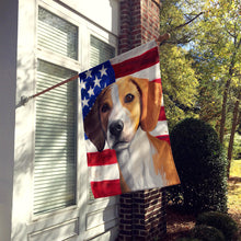 Load image into Gallery viewer, Hygenhund Dog American Flag Flag Canvas House Size CK6564CHF
