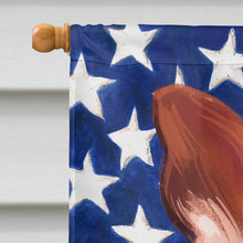 Load image into Gallery viewer, Ibizan Hound Dog American Flag Flag Canvas House Size CK6565CHF