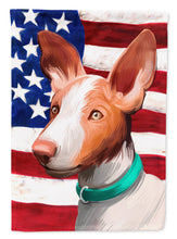 Load image into Gallery viewer, Ibizan Hound Dog American Flag Garden Flag - Outdoor Decorative Yard Flag CK6565GF