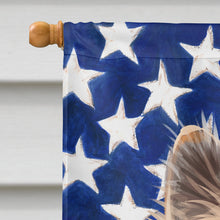 Load image into Gallery viewer, Icelandic Sheepdog Dog American Flag Flag Canvas House Size CK6566CHF