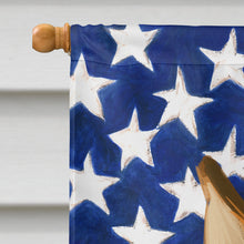 Load image into Gallery viewer, Indian pariah dog American Flag Flag Canvas House Size CK6567CHF