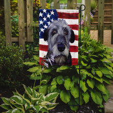 Load image into Gallery viewer, Irish Wolfhound American Flag Garden Flag - Outdoor Decorative Yard Flag CK6573GF