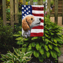 Load image into Gallery viewer, Istrian Coarse-haired Hound American Flag Garden Flag - Outdoor Decorative Yard Flag CK6574GF