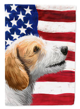 Load image into Gallery viewer, Istrian Coarse-haired Hound American Flag Garden Flag - Outdoor Decorative Yard Flag CK6574GF
