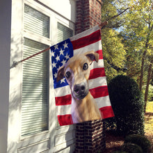 Load image into Gallery viewer, Italian Greyhound American Flag Flag Canvas House Size CK6576CHF