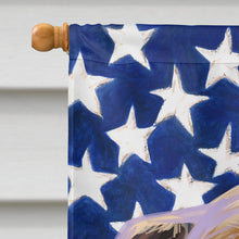 Load image into Gallery viewer, Italian Greyhound American Flag Flag Canvas House Size CK6576CHF