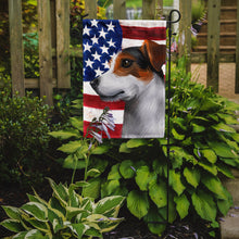 Load image into Gallery viewer, Jack Russell Terrier American Flag Garden Flag - Outdoor Decorative Yard Flag CK6577GF