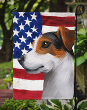 Load image into Gallery viewer, Jack Russell Terrier American Flag Garden Flag - Outdoor Decorative Yard Flag CK6577GF