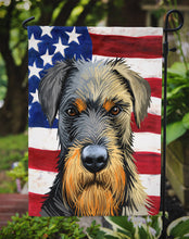 Load image into Gallery viewer, Jagdterrier American Flag Garden Flag - Outdoor Decorative Yard Flag CK6578GF