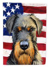 Load image into Gallery viewer, Jagdterrier American Flag Garden Flag - Outdoor Decorative Yard Flag CK6578GF