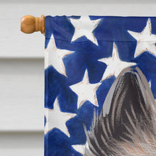 Load image into Gallery viewer, Keeshond American Flag Flag Canvas House Size CK6588CHF