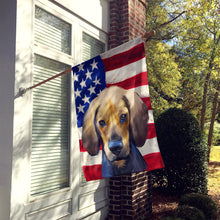 Load image into Gallery viewer, Kerry Beagle American Flag Flag Canvas House Size CK6589CHF