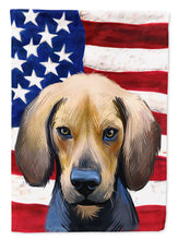 Load image into Gallery viewer, Kerry Beagle American Flag Flag Canvas House Size CK6589CHF