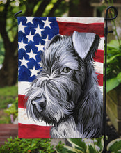 Load image into Gallery viewer, Kerry Blue Terrier American Flag Garden Flag - Outdoor Decorative Yard Flag CK6590GF