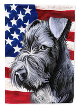 Load image into Gallery viewer, Kerry Blue Terrier American Flag Garden Flag - Outdoor Decorative Yard Flag CK6590GF