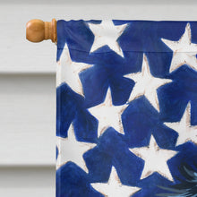 Load image into Gallery viewer, King Charles Spaniel American Flag Flag Canvas House Size CK6591CHF