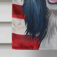 Load image into Gallery viewer, King Charles Spaniel American Flag Flag Canvas House Size CK6591CHF