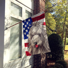 Load image into Gallery viewer, Komondor American Flag Flag Canvas House Size CK6594CHF