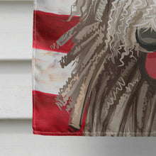 Load image into Gallery viewer, Komondor American Flag Flag Canvas House Size CK6594CHF