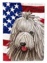 Load image into Gallery viewer, Komondor American Flag Flag Canvas House Size CK6594CHF