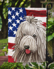 Load image into Gallery viewer, Komondor American Flag Garden Flag - Outdoor Decorative Yard Flag CK6594GF