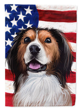 Load image into Gallery viewer, Kooikerhondje American Flag Garden Flag - Outdoor Decorative Yard Flag CK6595GF