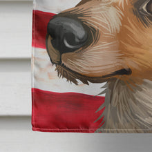 Load image into Gallery viewer, Kromfohrlander American Flag Flag Canvas House Size CK6597CHF