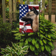 Load image into Gallery viewer, Kunming Wolfdog American Flag Garden Flag - Outdoor Decorative Yard Flag CK6598GF