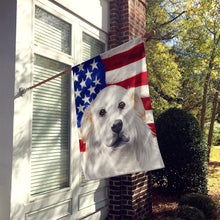 Load image into Gallery viewer, Kuvasz American Flag Flag Canvas House Size CK6599CHF
