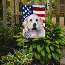 Load image into Gallery viewer, Kuvasz American Flag Garden Flag - Outdoor Decorative Yard Flag CK6599GF