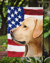 Load image into Gallery viewer, Labrador Retriever American Flag Garden Flag - Outdoor Decorative Yard Flag CK6600GF