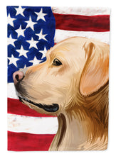 Load image into Gallery viewer, Labrador Retriever American Flag Garden Flag - Outdoor Decorative Yard Flag CK6600GF