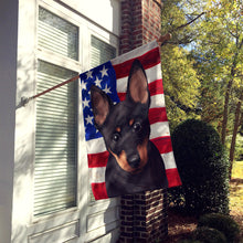 Load image into Gallery viewer, Lancashire Heeler American Flag Flag Canvas House Size CK6603CHF