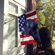 Load image into Gallery viewer, Majorca Shepherd Dog American Flag Flag Canvas House Size CK6611CHF