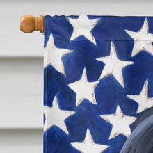 Load image into Gallery viewer, Majorca Shepherd Dog American Flag Flag Canvas House Size CK6611CHF