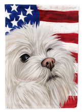 Load image into Gallery viewer, Maltese American Flag Garden Flag - Outdoor Decorative Yard Flag CK6612GF