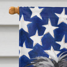 Load image into Gallery viewer, Miniature American Shepherd American Flag Flag Canvas House Size CK6615CHF