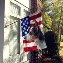 Load image into Gallery viewer, Miniature Fox Terrier Dog American Flag Flag Canvas House Size CK6617CHF
