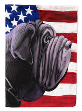 Load image into Gallery viewer, Neapolitan Mastiff Dog American Flag Garden Flag - Outdoor Decorative Yard Flag CK6625GF