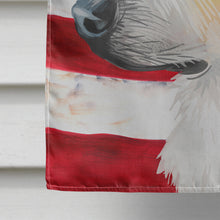 Load image into Gallery viewer, Norwegian Buhund Dog American Flag Flag Canvas House Size CK6630CHF
